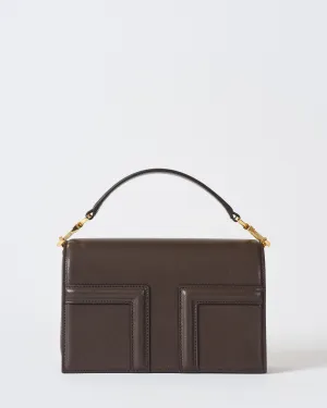mini t-flap leather bag
