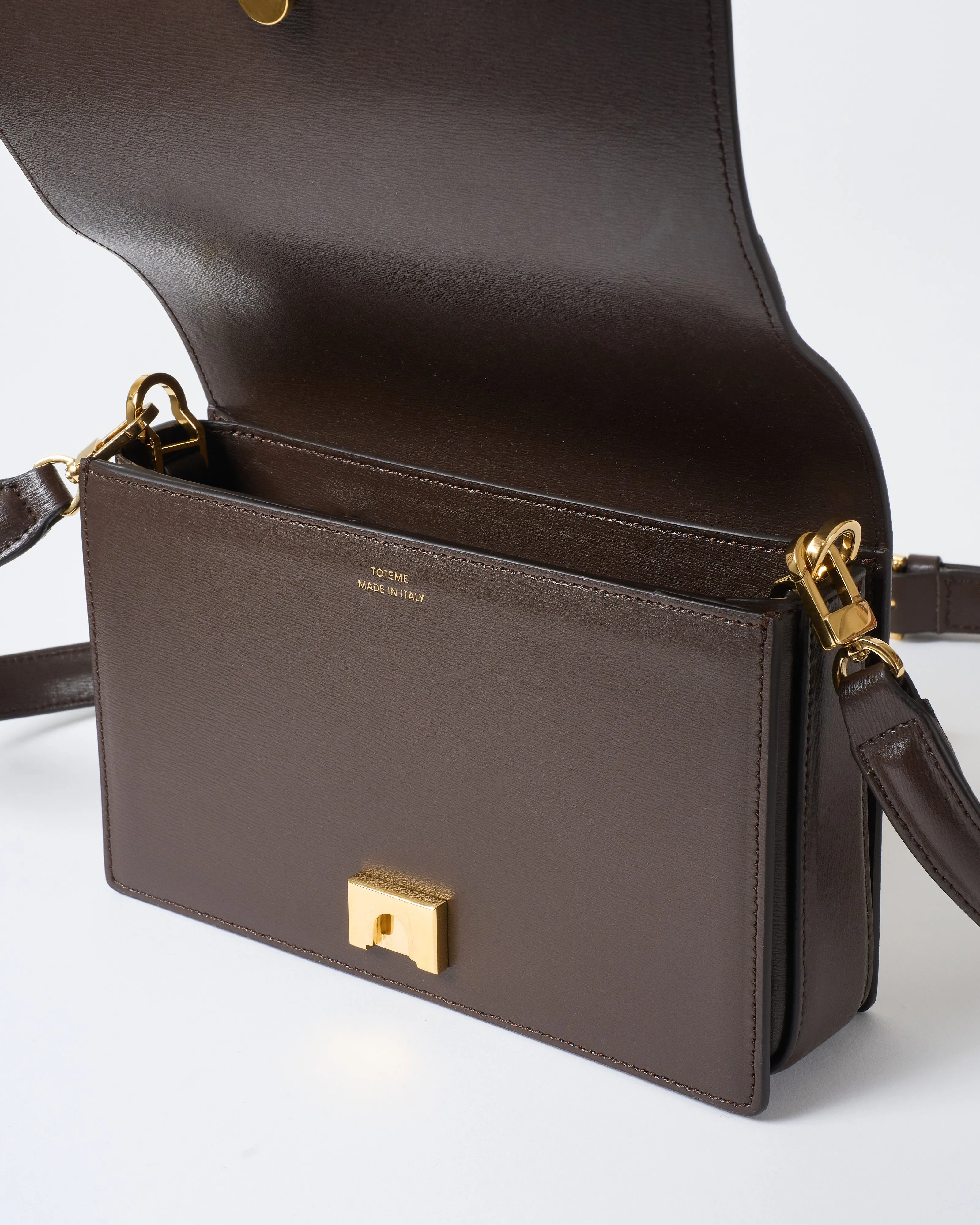 mini t-flap leather bag