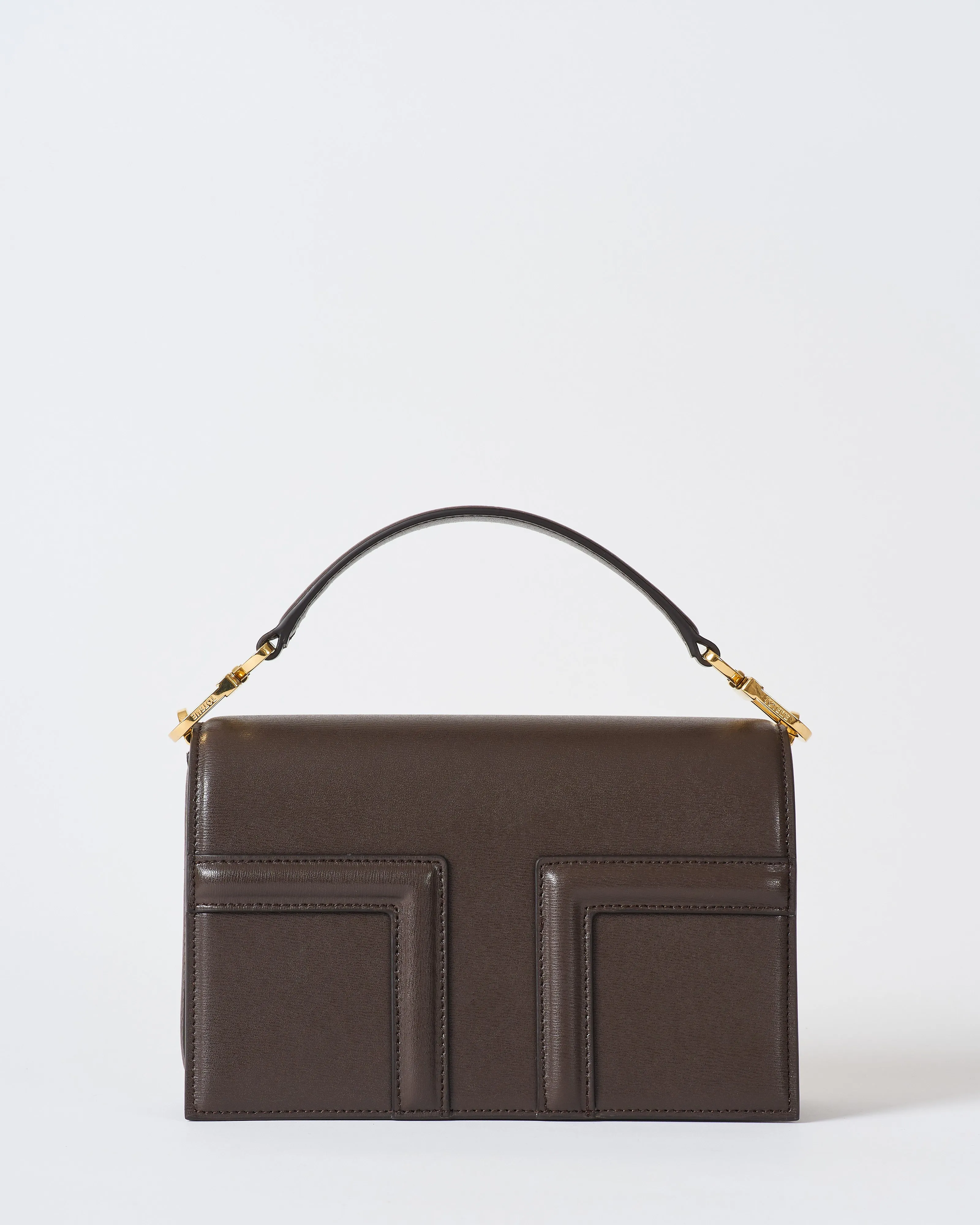 mini t-flap leather bag