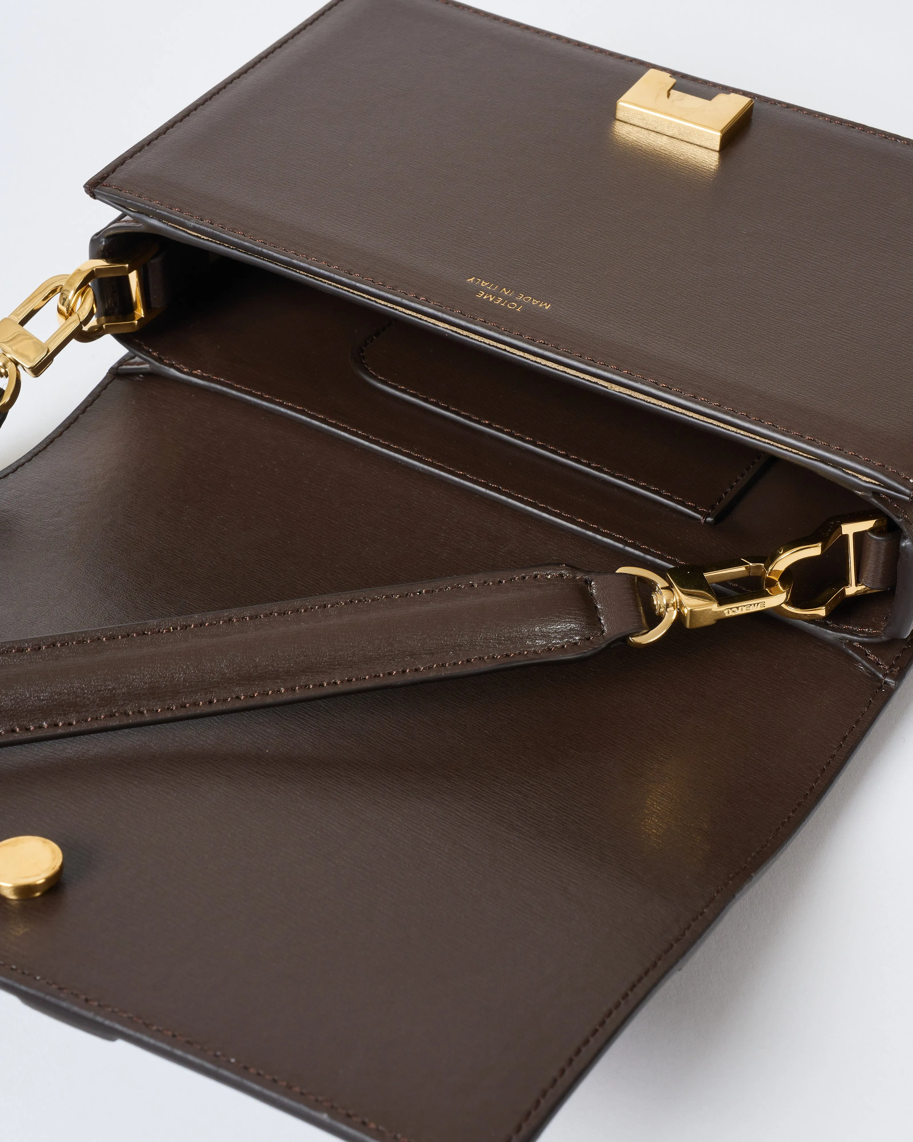 mini t-flap leather bag