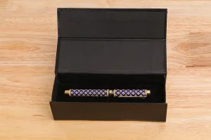 Moot Jak Sarn - Woven bamboo pen (purple pinkun)
