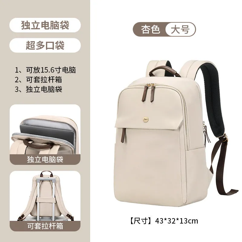 New Business Casual Backpack Lightweight Simple Computer Bag Large Capacity 15.6-Inch 14-Inch 13-Inch
