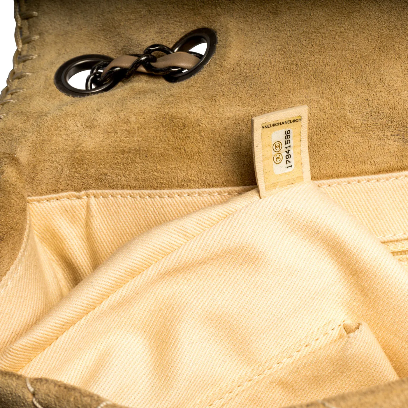 Nubuck Flap Bag
