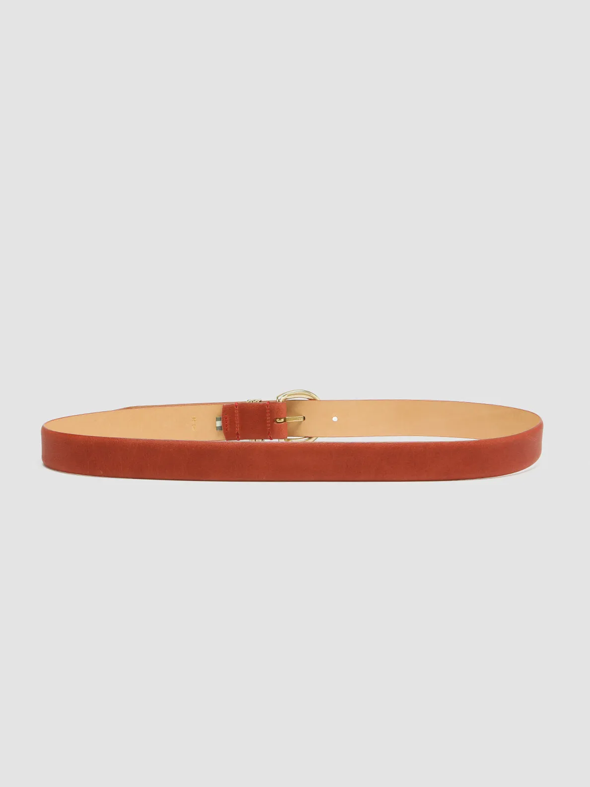 OC STRIP 46 - Red Leather Belt