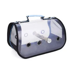 PAWS ASIA Manufacturers PVC Transparent Foldable Outdoor Bird Travel Cage