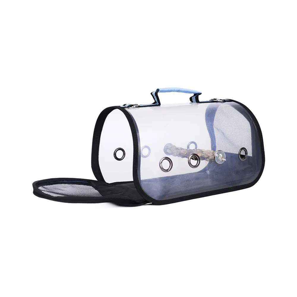 PAWS ASIA Manufacturers PVC Transparent Foldable Outdoor Bird Travel Cage