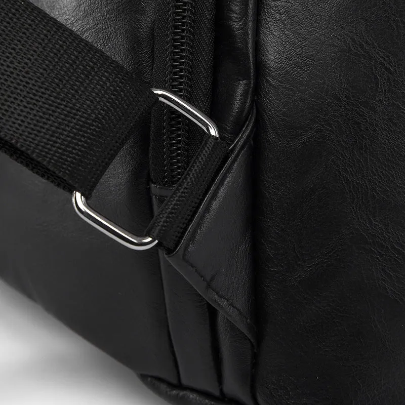 Paziye Lacquered PU Backpack