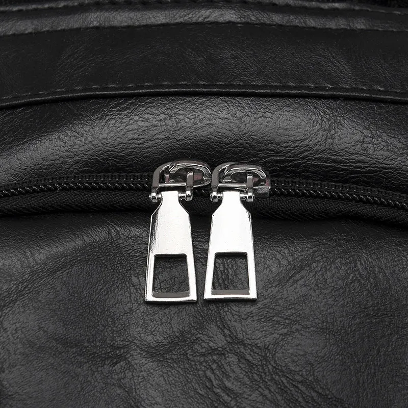 Paziye Lacquered PU Backpack