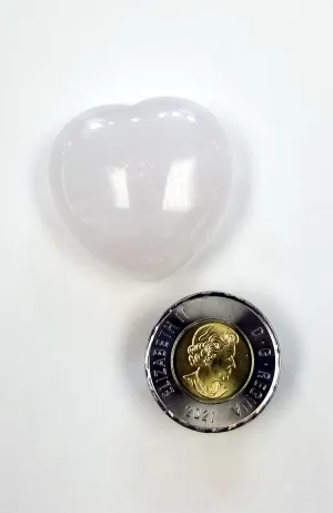 Polished Gemstones - Clear Quartz Hearts