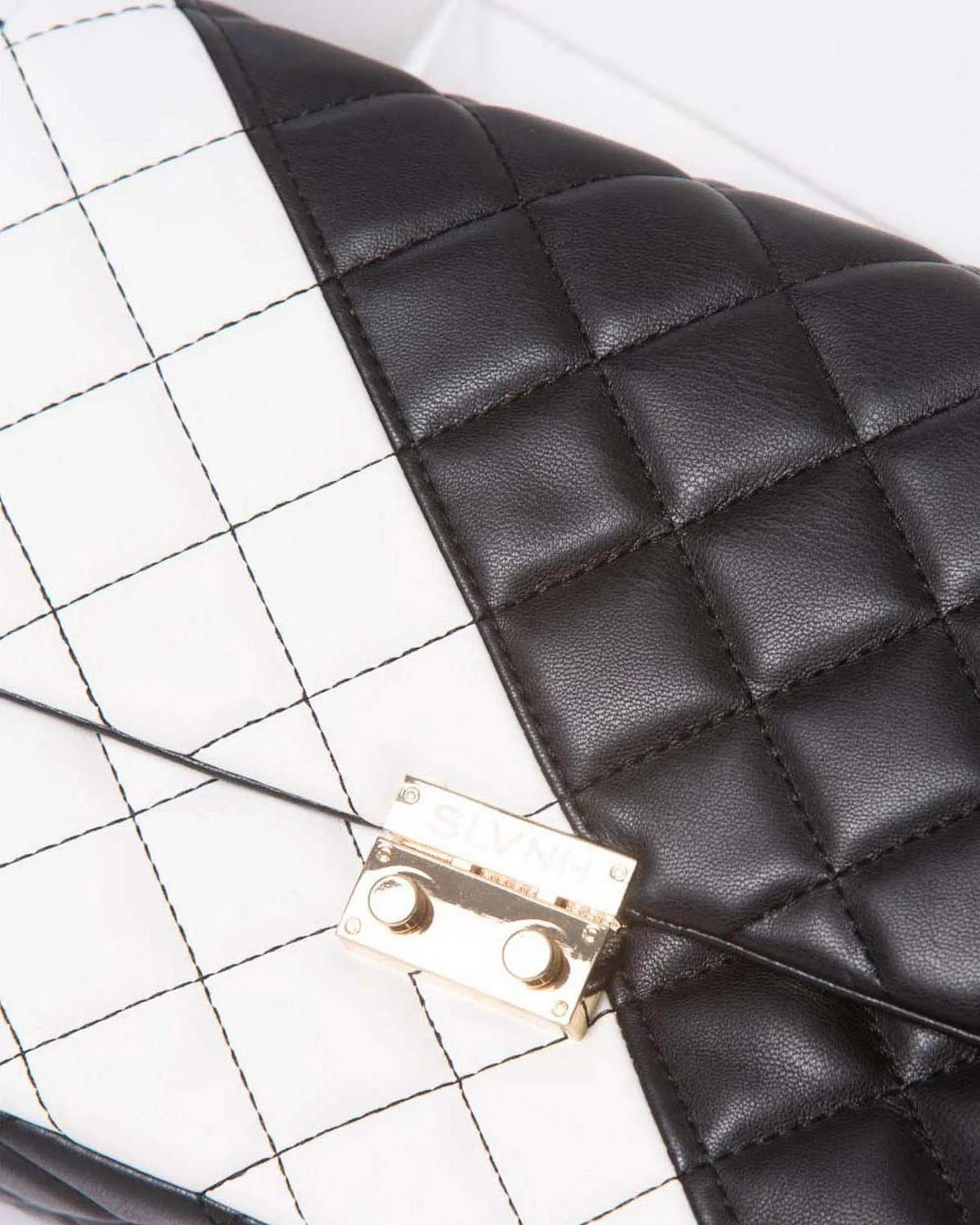 Quilted clutch DAIANA TWO
