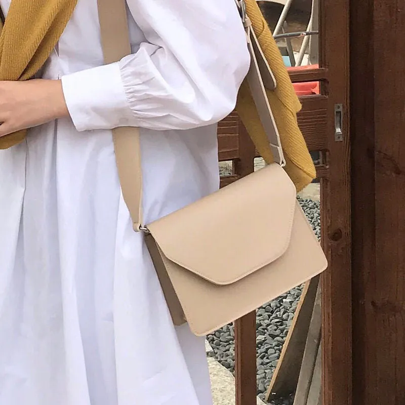 RanHuang Women Pu Leather Shoulder Brief Flap Messenger Crossbody Bags