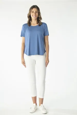 Renoma - Short Sleeve Top Saphire