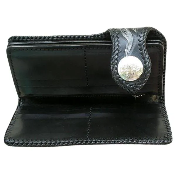 Ride To Live Vintage Leather Biker Wallet