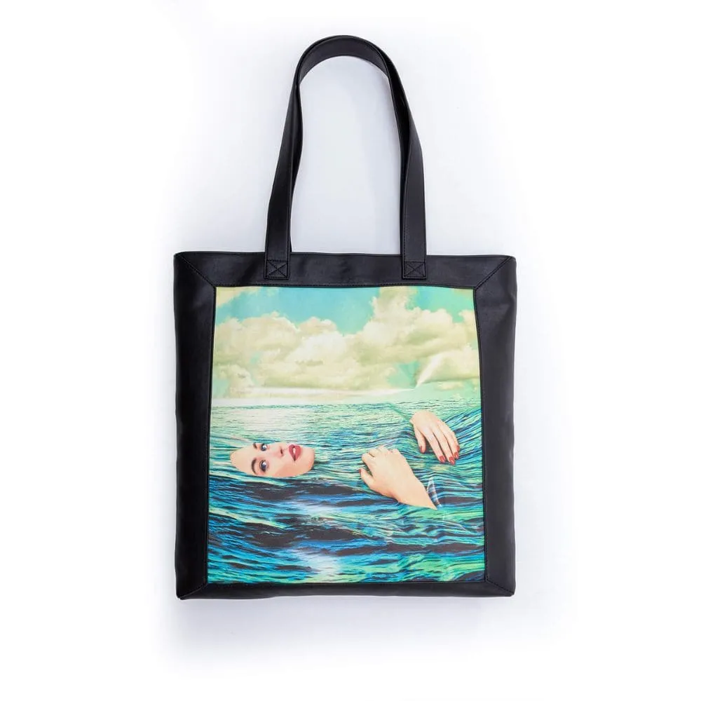 Seletti Toiletpaper Travel Tote Bag Seagirl