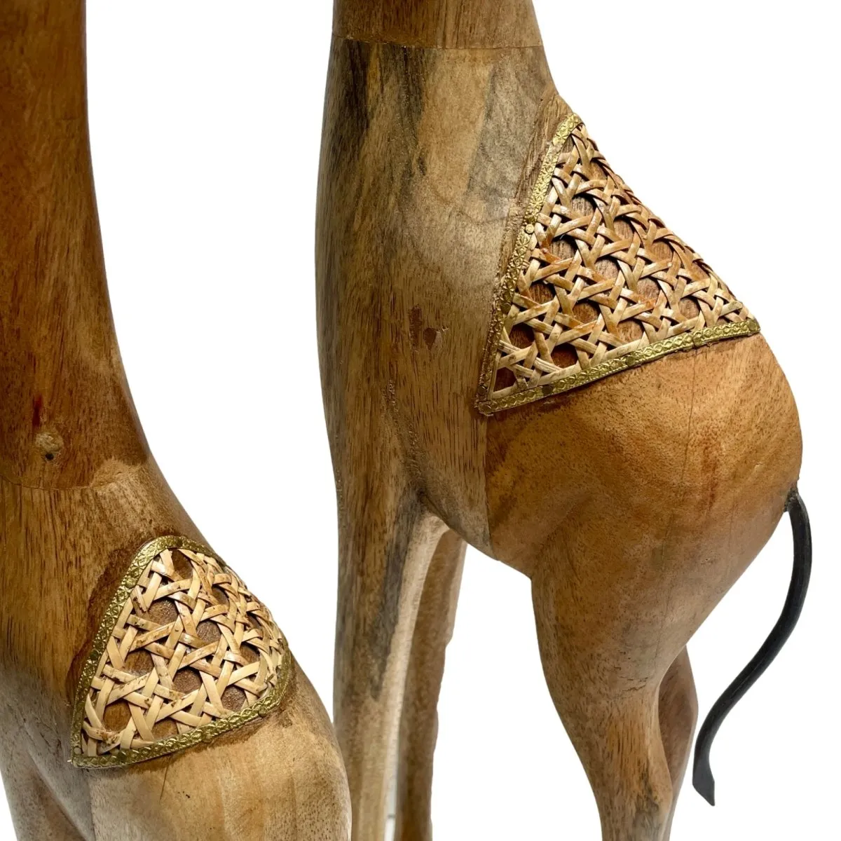 Set of 2 Mango wood Giraffe