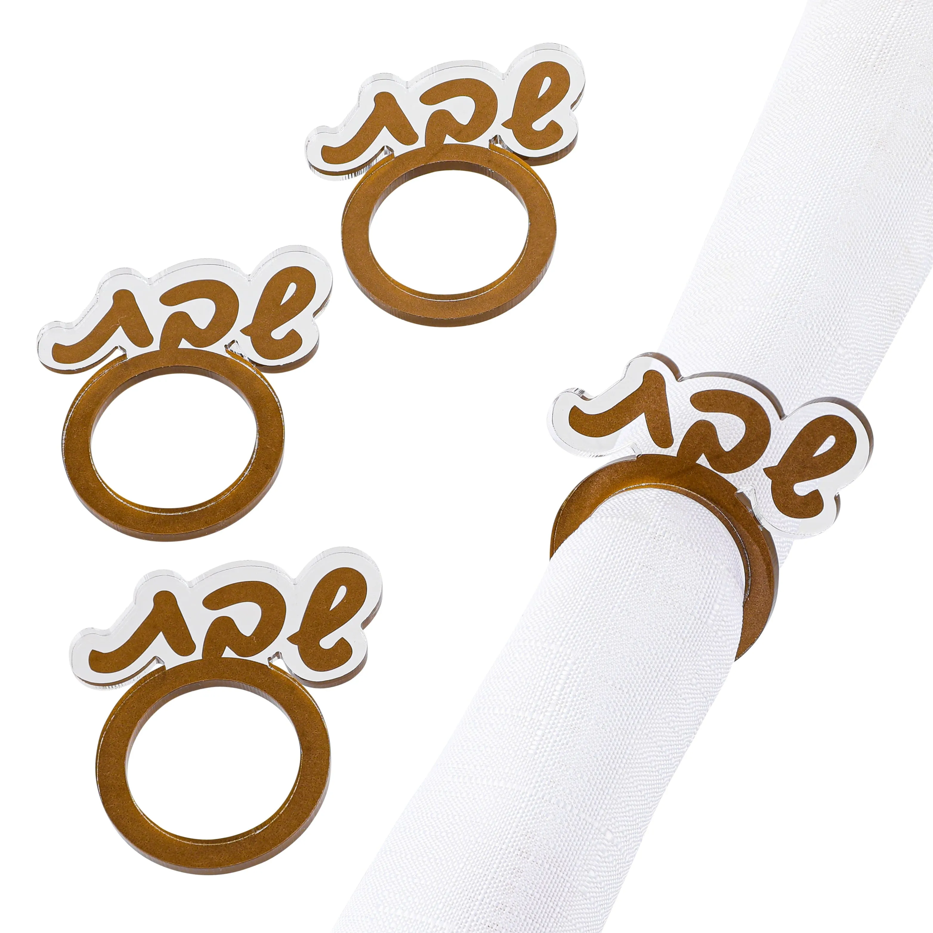 Shabbos Napkin Rings