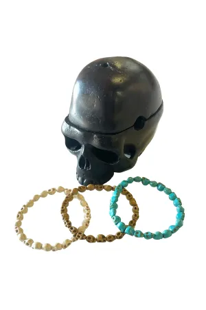 Skull Bracelet Small Beads (Pack of 2)