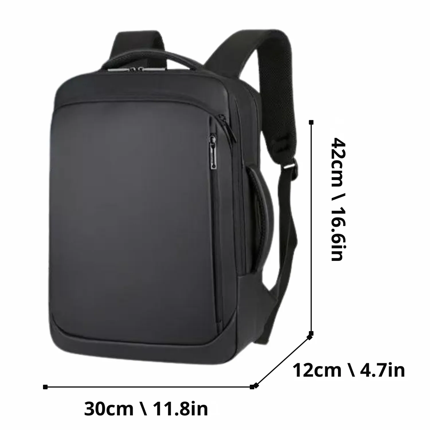 Sleek Business Backpack with USB Charging Port