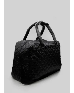 Stella   Gemma Overnight Bag Black Quilted