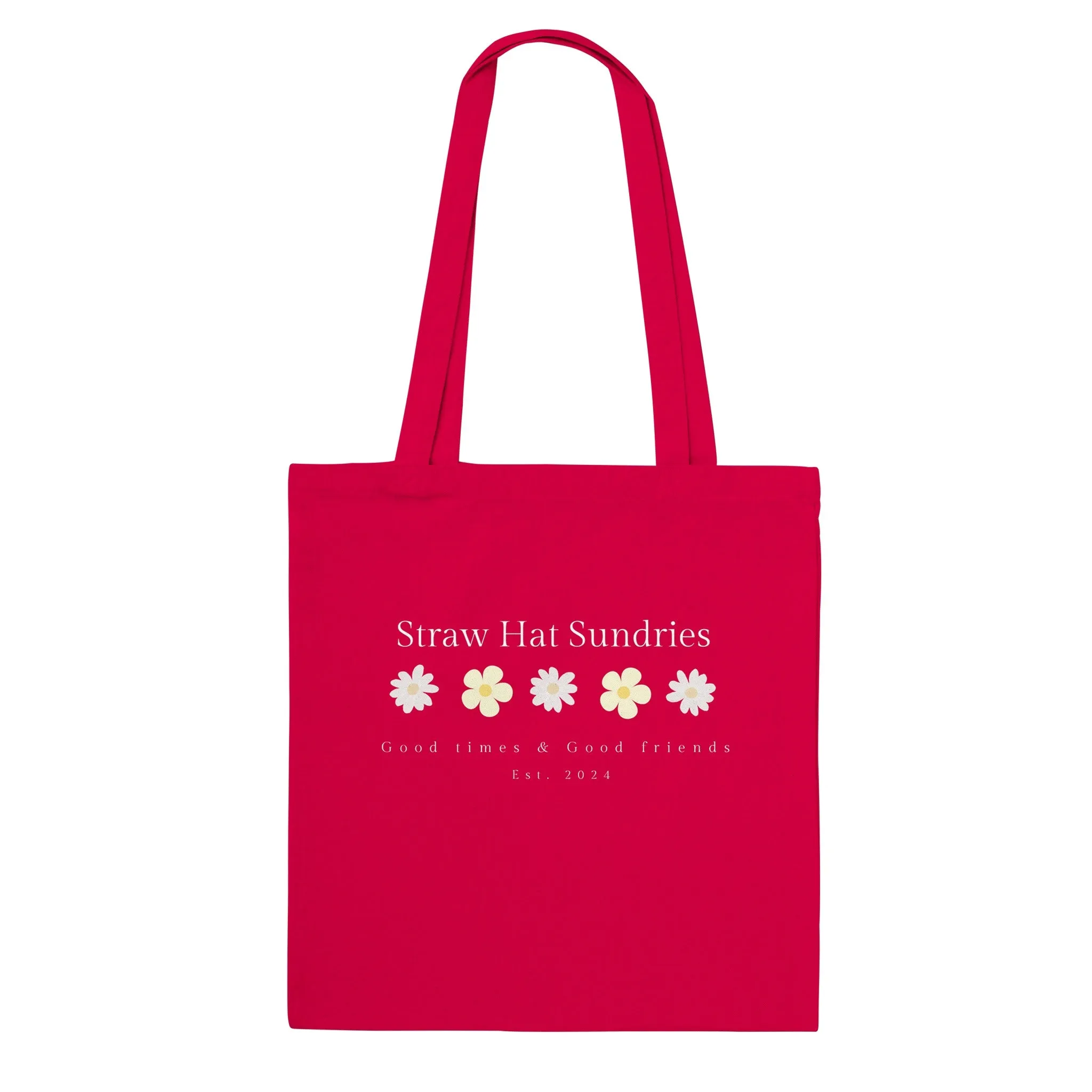 Straw Hat Sundries Daisy Tote Bag