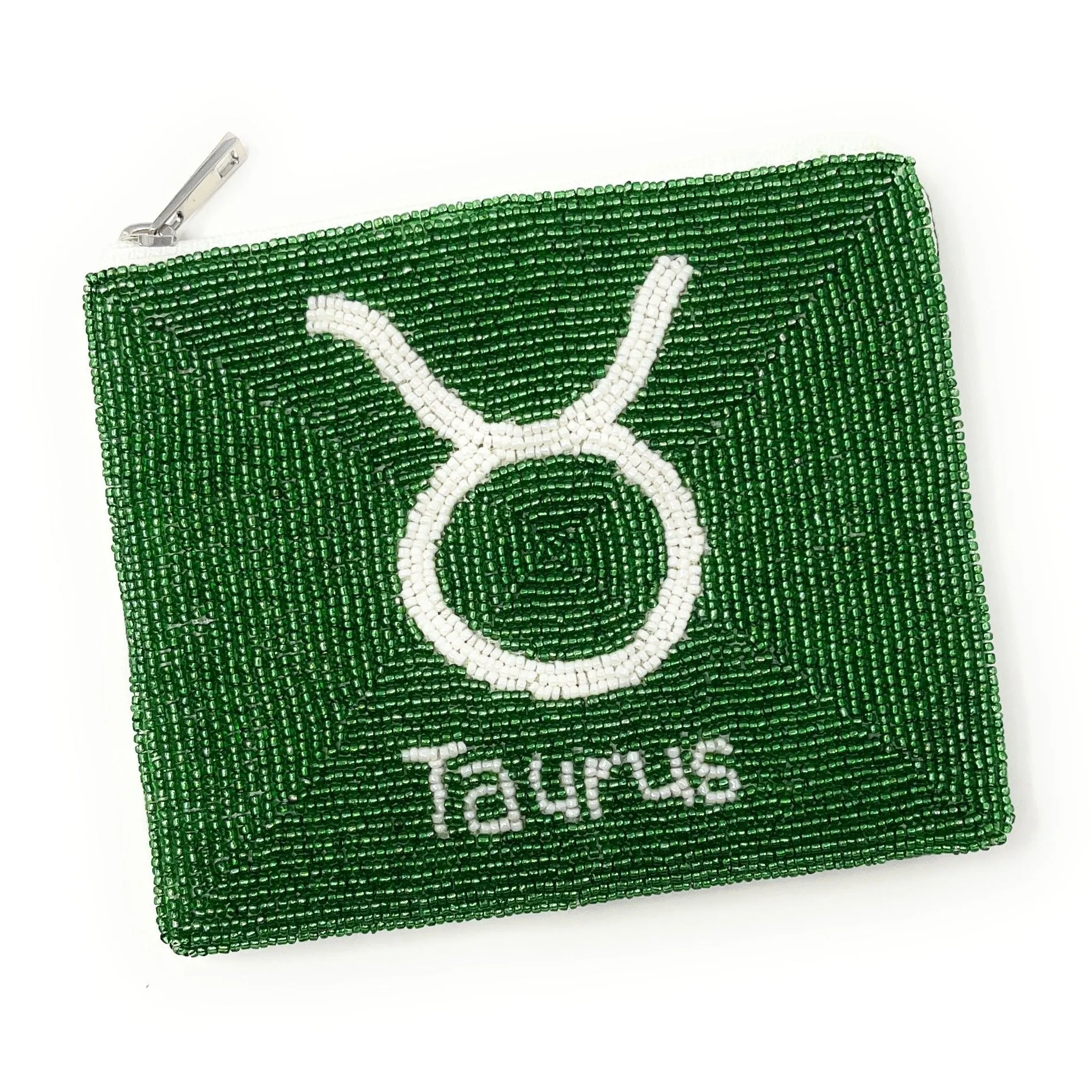 Taurus Beaded Coin Purse