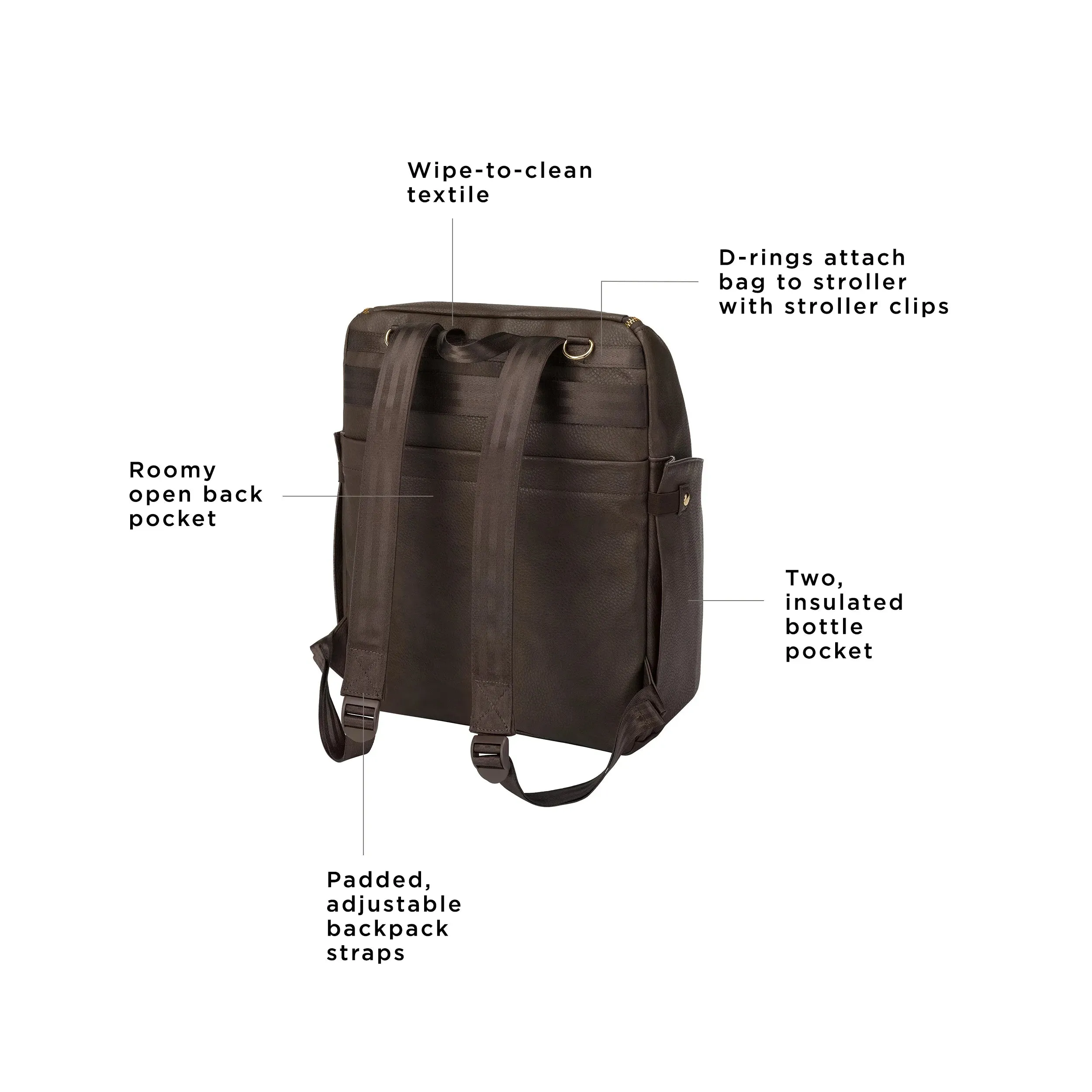 Tempo Backpack in Saddle