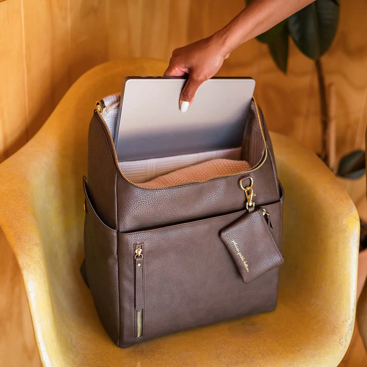 Tempo Backpack in Saddle