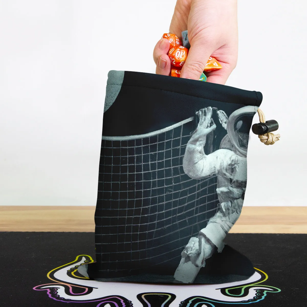 Tennis Astronauts Dice Bag