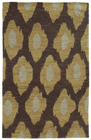 Tommy Bahama Valencia 57708 Black / Gold Rug
