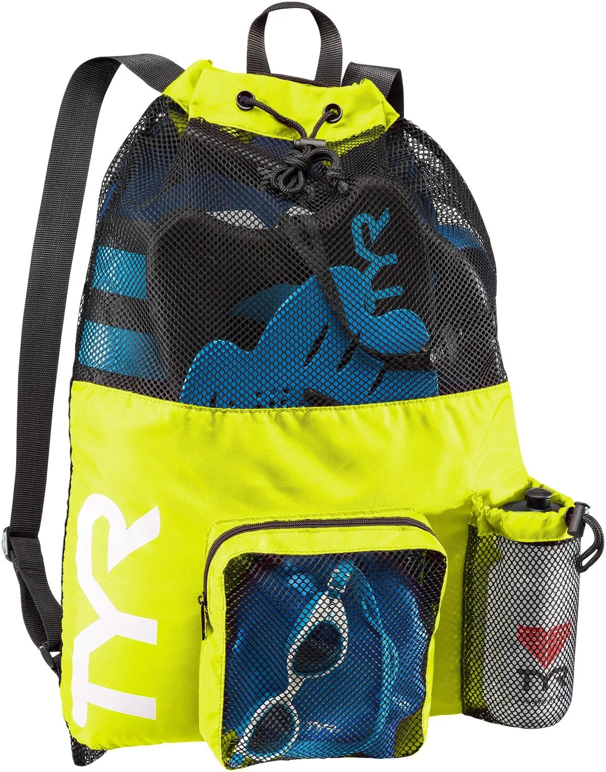 TYR Big Mesh Mummy Backpack - Senior/Senior 2/Pre-Senior/Cyclone/Lightning Groups - Storm Aquatics