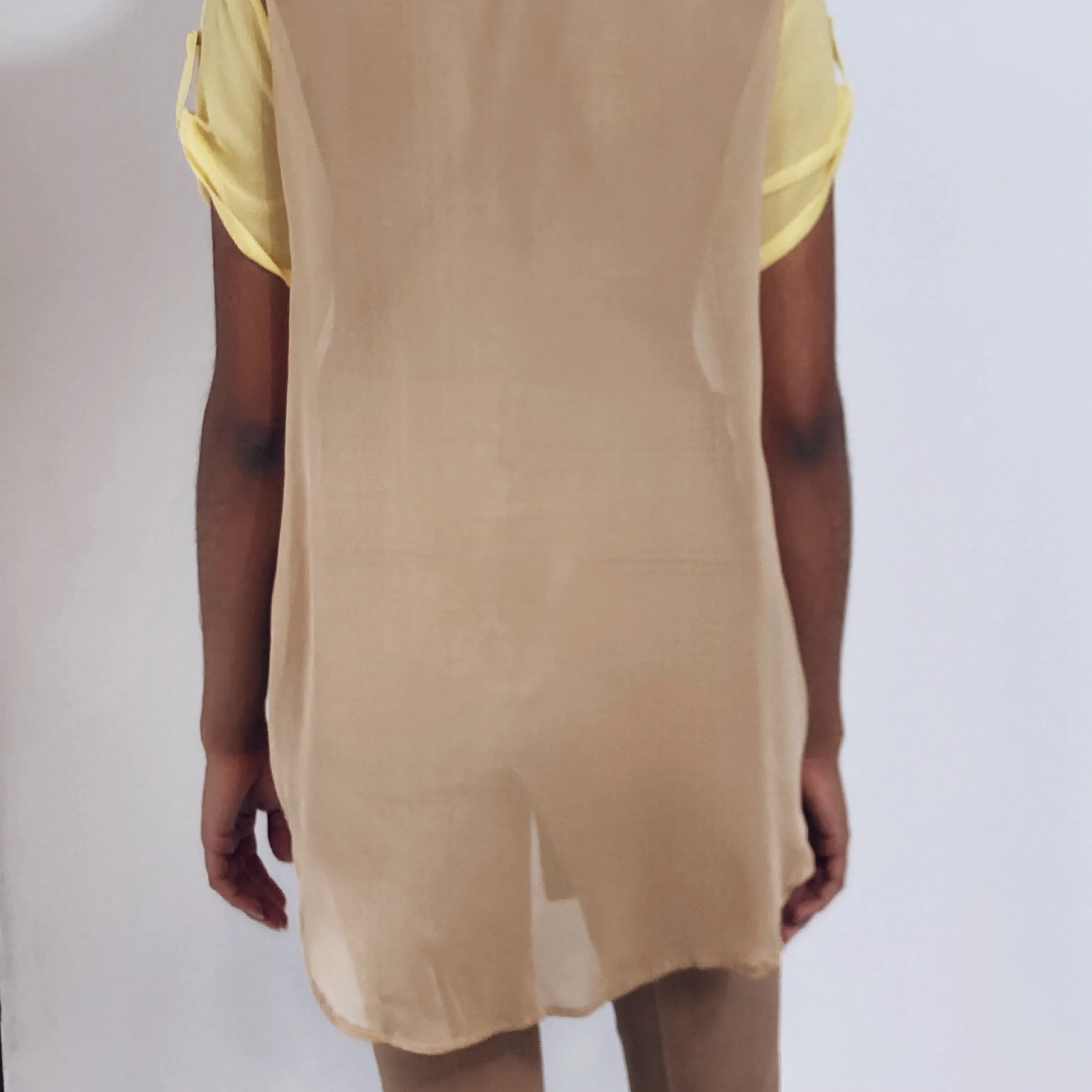 Uffizi Rachel Color Block Blouse Size L