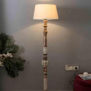 Vintage Trove Floor Lamp - White