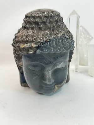 Volcano Agate Buddha Head Carving