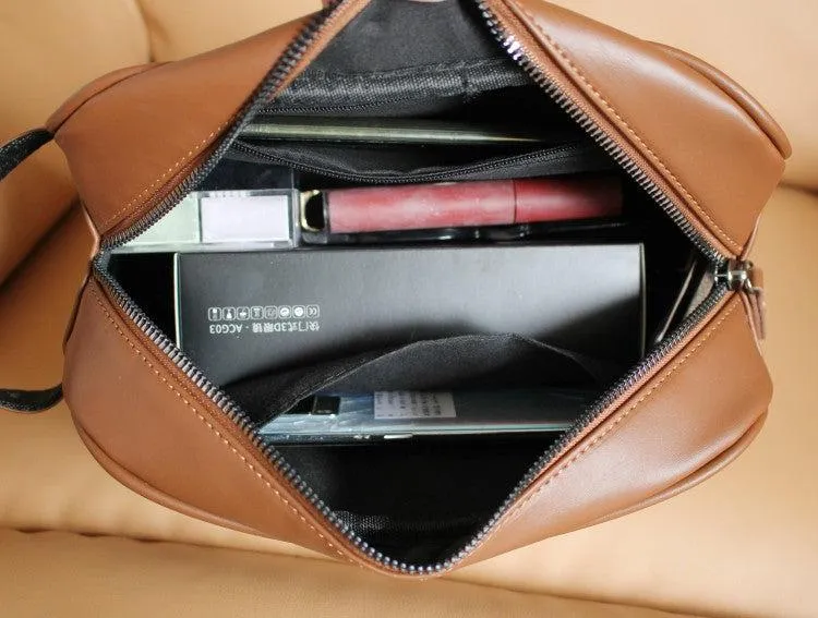 Vvsha  Christmas Gift Faux Leather Clutch Cosmetic Bag