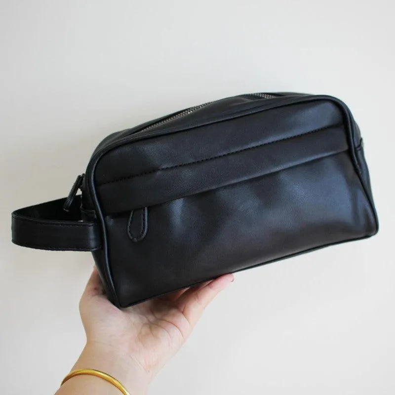 Vvsha  Christmas Gift Faux Leather Clutch Cosmetic Bag