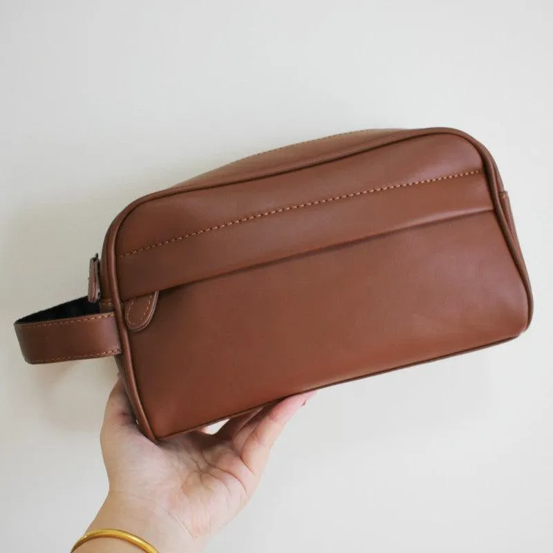 Vvsha  Christmas Gift Faux Leather Clutch Cosmetic Bag