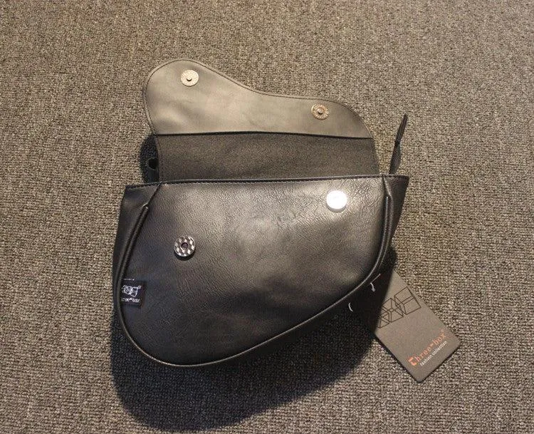 Vvsha  Christmas Gift Pu Leather Saddle Bag