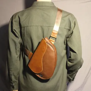 Vvsha  Christmas Gift Pu Leather Saddle Bag