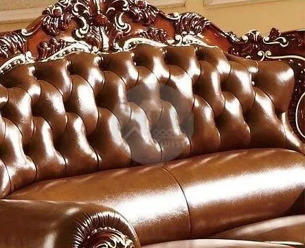 Wooden Twist Royal Antique Brown Hand Carved Teak Wood Sofa Set 3 1 1