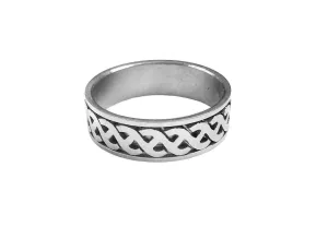 Woven Braid Ring - Stainless Steel