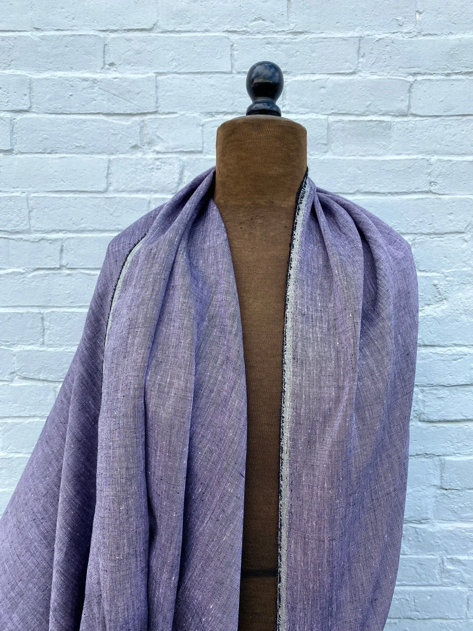 Yarn Dyed 100% Linen in Amethyst