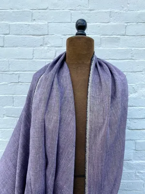 Yarn Dyed 100% Linen in Amethyst