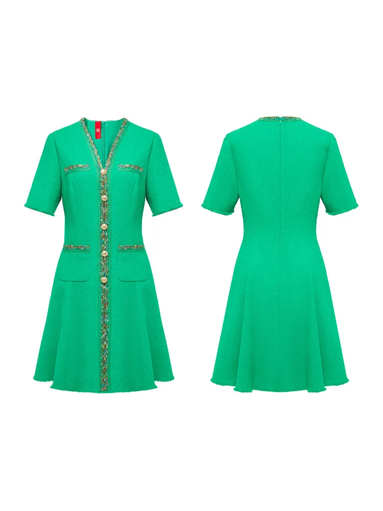 YAYING Fine Tweed Dress
