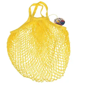 YELLOW FRENCH STYLE SHOPPING BAG