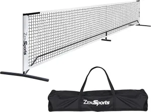 ZENY™ Portable Pickleball Net Set System with Metal Frame Stand，Including Carrying Bag