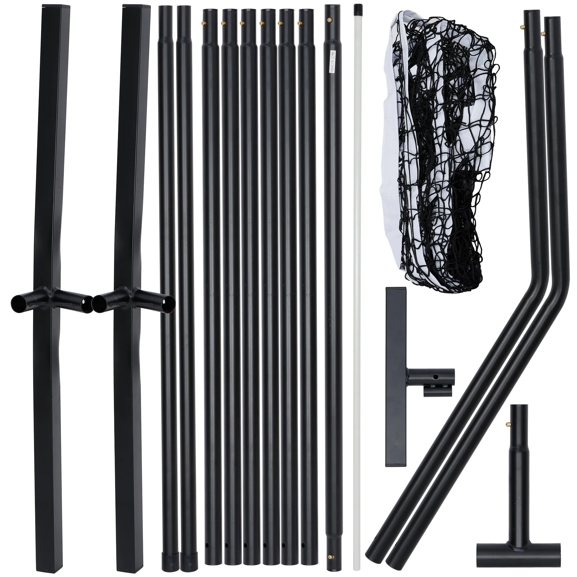 ZENY™ Portable Pickleball Net Set System with Metal Frame Stand，Including Carrying Bag