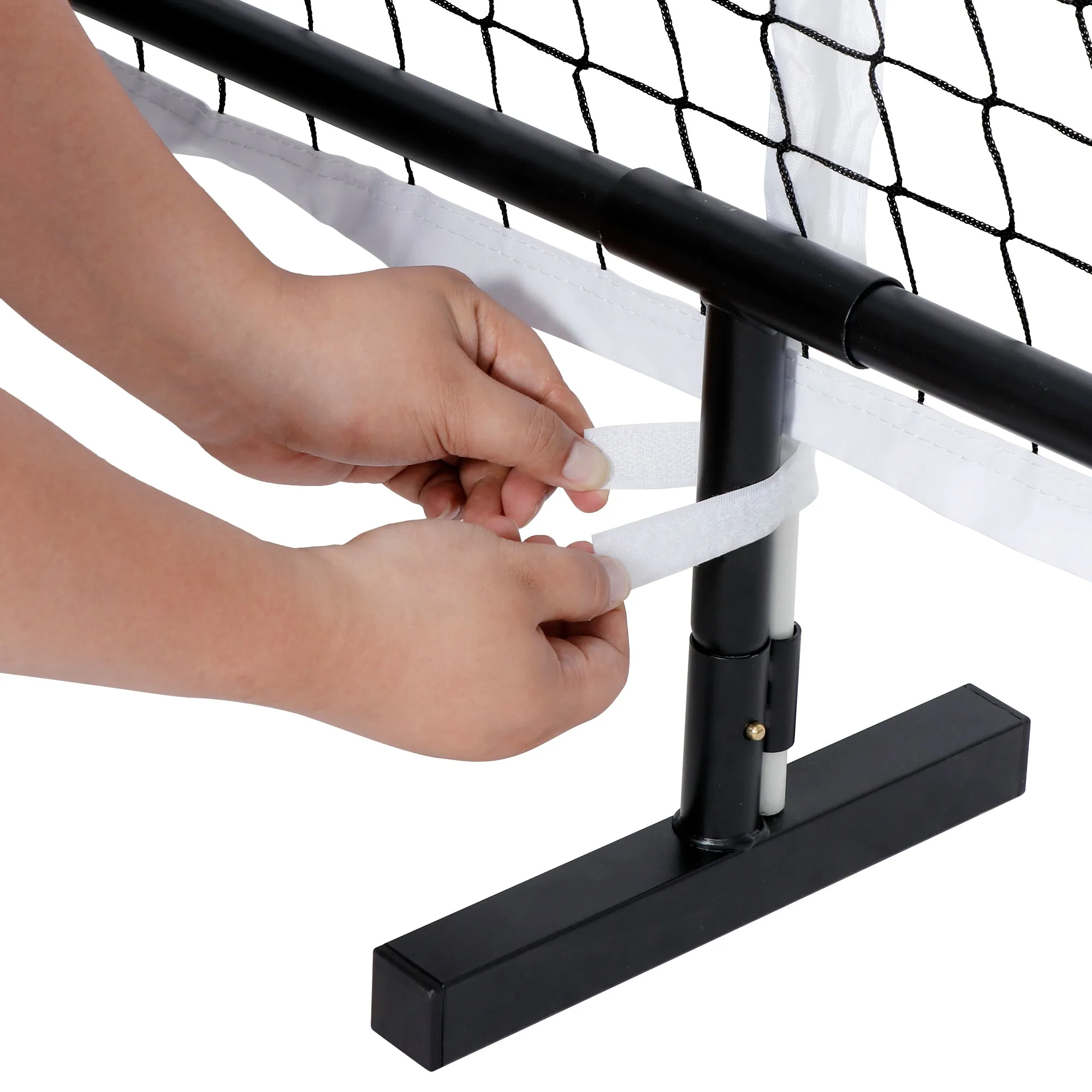 ZENY™ Portable Pickleball Net Set System with Metal Frame Stand，Including Carrying Bag
